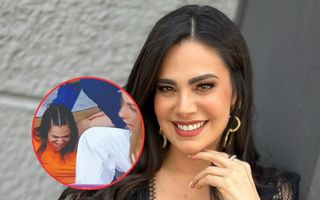Luz Elena González sufre fuerte caída en programa en vivo